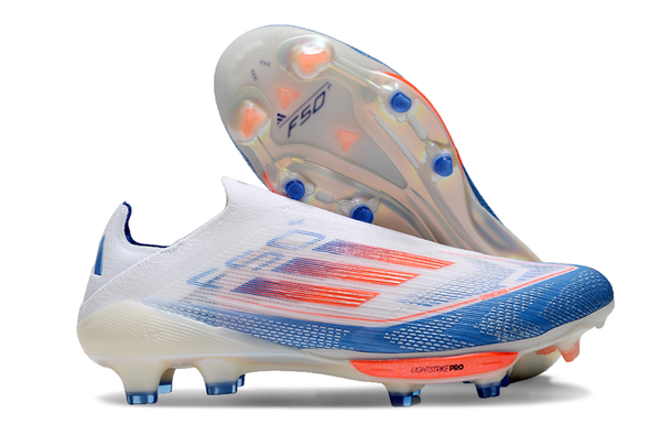 adidas F50 Elite FG — White/Blue/Red (II)