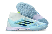 adidas F50 TF — Light Blue/Lime