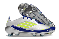 adidas F50 Adizero SG — Silver/Blue/Lime