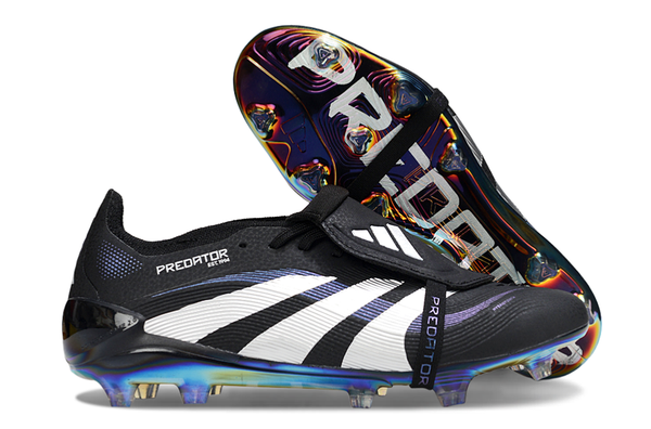 adidas Predator Elite FG — Black/White Iridescent