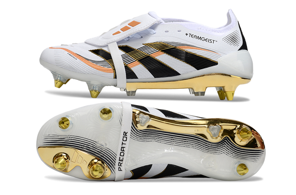 adidas Predator Remake SG — White/Gold Teamgeist