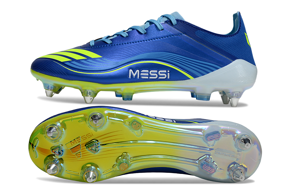 adidas F50 Adizero Messi SG — Blue/Lime