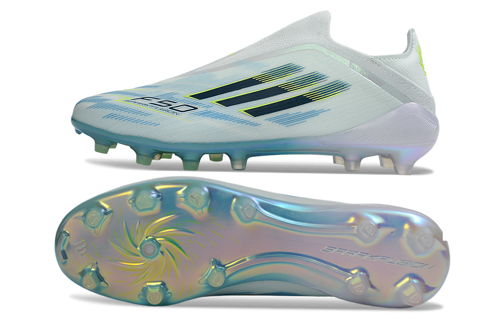 adidas F50 Elite FG — White/Mint Iridescent