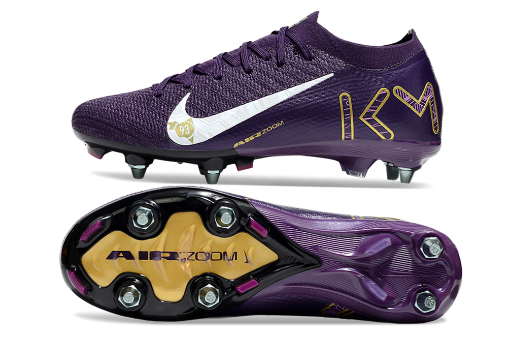 Nike Mercurial Vapor Mbappe SG — Purple/Gold
