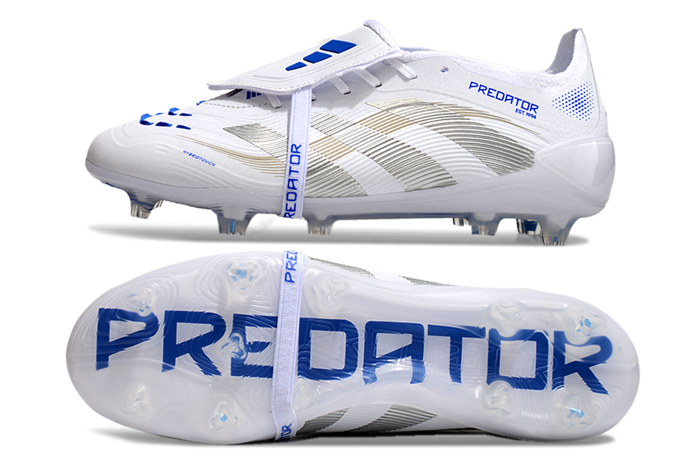 adidas Predator Elite FG — White/Blue (I)
