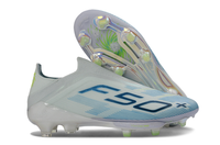 adidas F50 Elite FG — White/Light Blue
