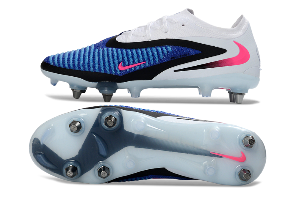 Nike Phantom GX SG — White/Blue/Pink Bootie