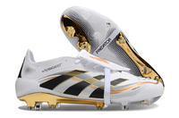 adidas Predator Elite FG — White/Black/Gold