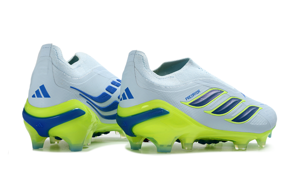 adidas Predator Elite FG — Grey/Blue/Volt