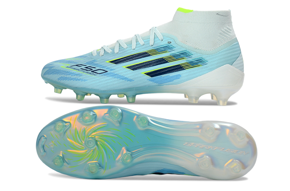 adidas F50 FG — Light Blue/White
