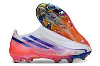 adidas F50 Elite FG — White/Blue/Coral