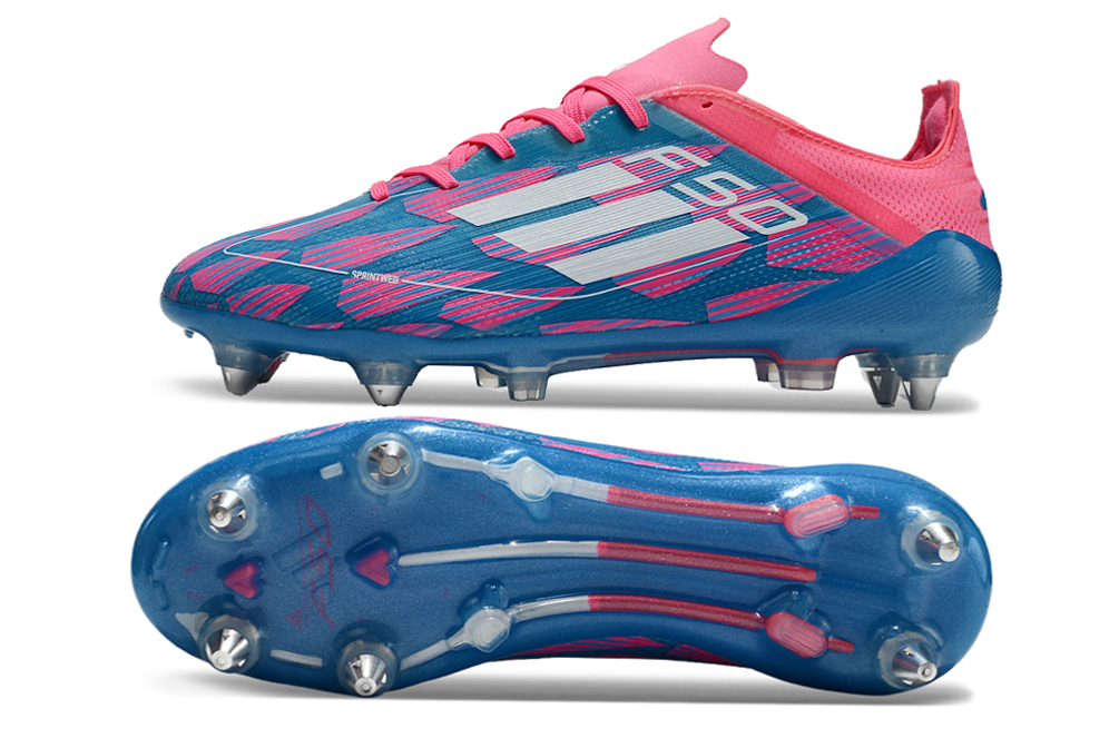 adidas F50 Adizero SG — Blue/Pink