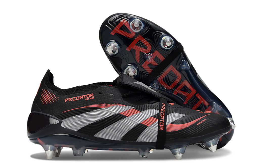 adidas Predator Remake SG — Black/Silver/Red