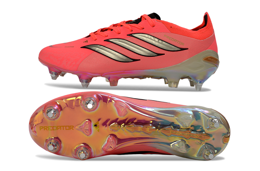 adidas Predator Elite SG — Coral/Pink/Gold