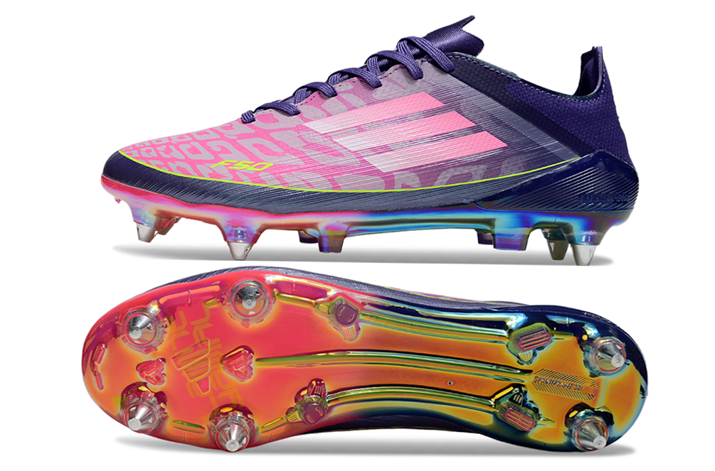adidas F50 Adizero SG — Purple/Pink/Orange