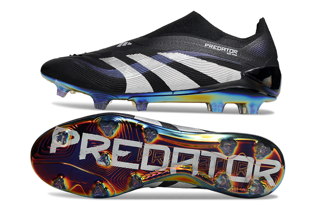 adidas Predator Elite FG — Black/White Flame
