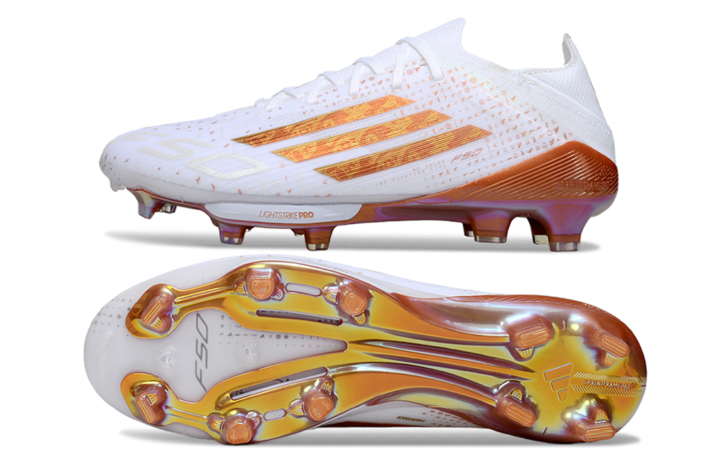 adidas F50 Elite FG — White/Copper