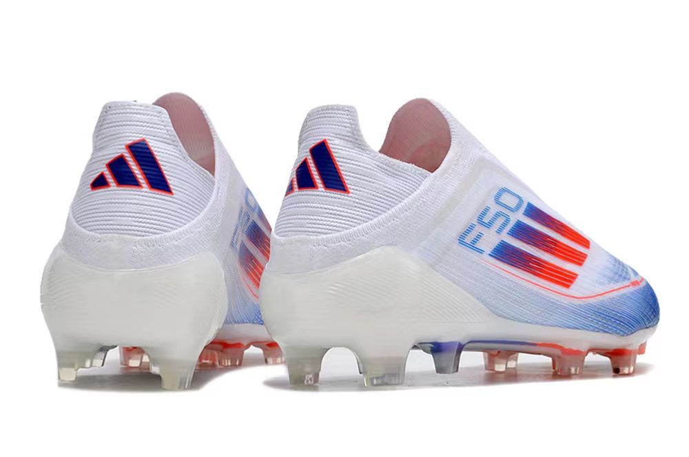 adidas F50 Elite FG — White/Blue/Red (I)