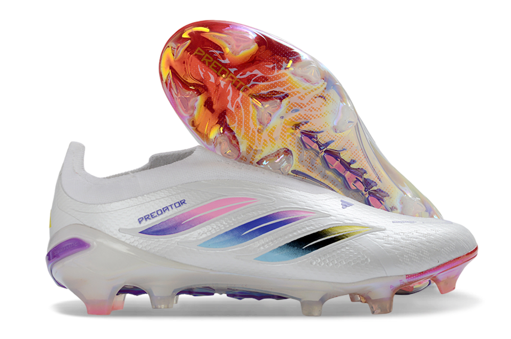 adidas Predator Elite FG — White/Multicolor