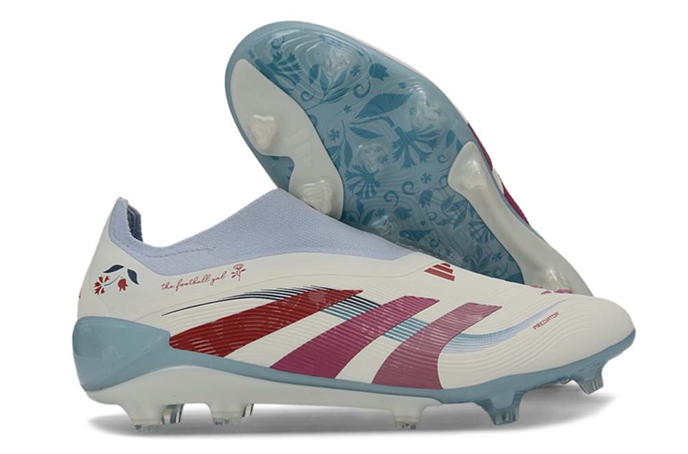 adidas Predator Elite FG — Cream/Red