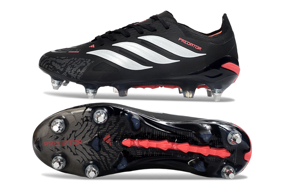 adidas Predator Elite SG — Black/White/Red