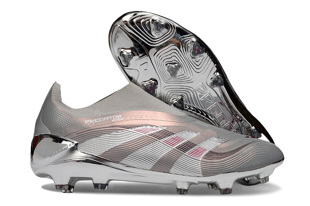 adidas Predator Elite FG — Silver/Pink Chrome