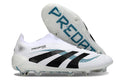 adidas Predator Elite FG — White/Black/Light Blue