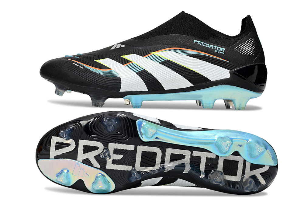 adidas Predator Elite FG — Black/White/Blue