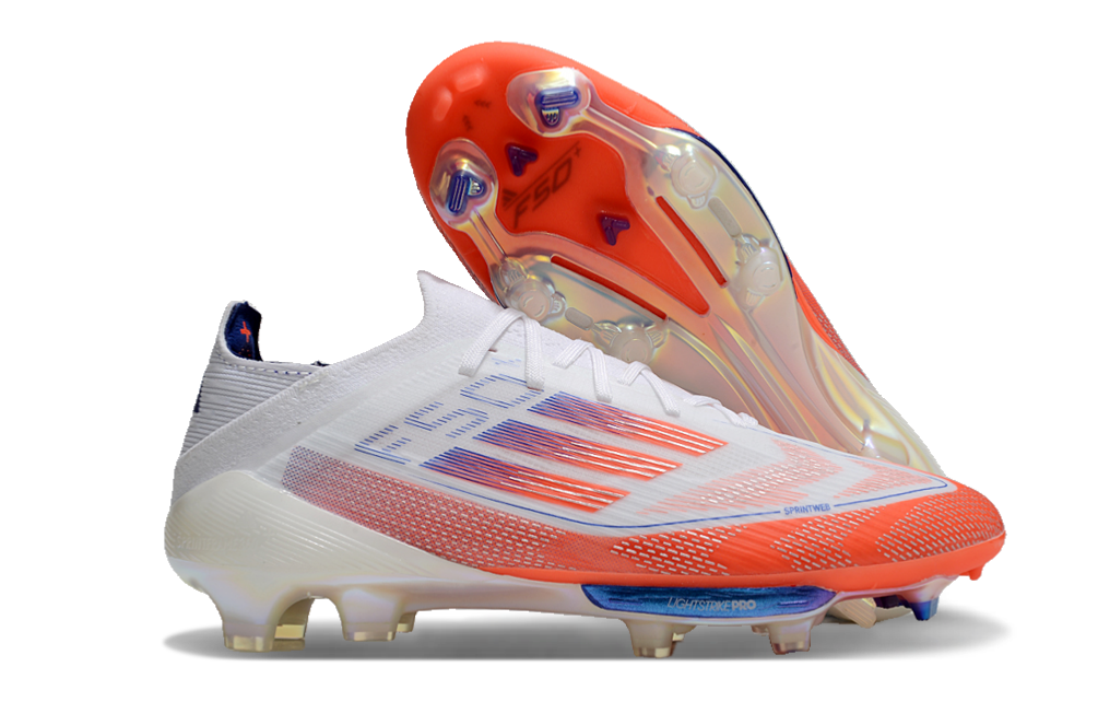 adidas F50 FG — White/Red