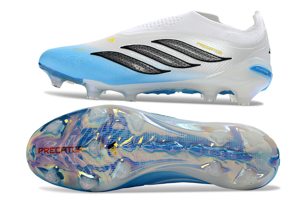 adidas Predator Elite FG — White/Blue (II)