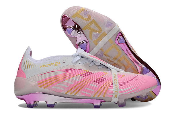adidas Predator Elite FG — White/Pink/Gold