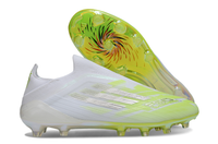 adidas F50 Elite FG — White/Volt (I)