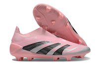 adidas Predator Elite FG — Pink/Black Laceless