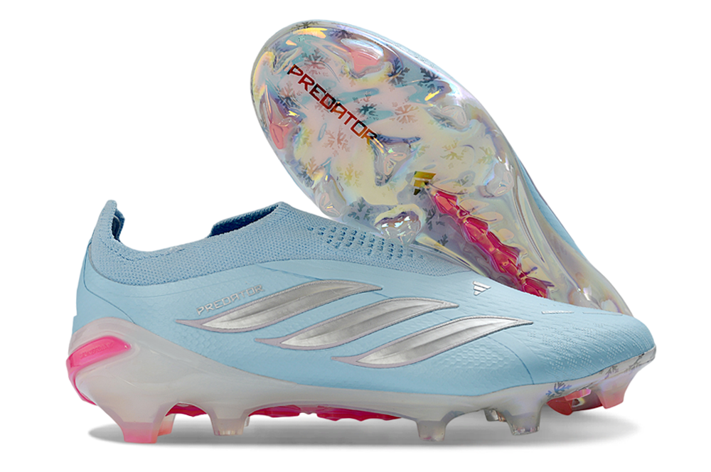 adidas Predator Elite FG — Light Blue/Pink
