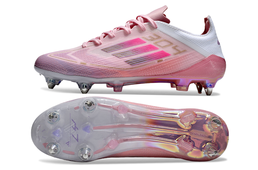 adidas F50 Adizero SG — Pink/White/Purple