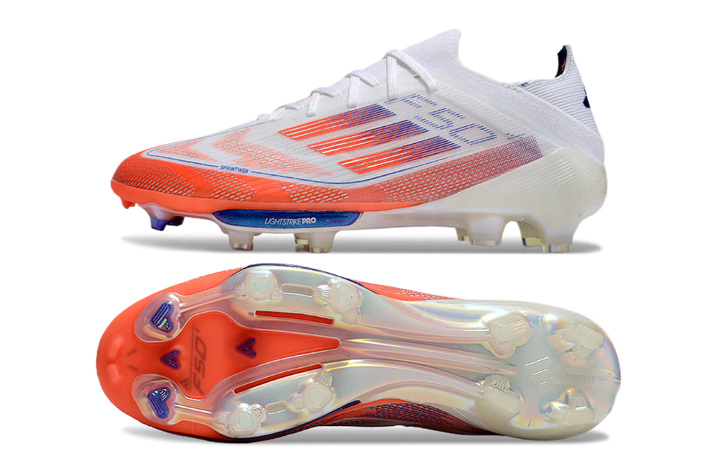 adidas F50 FG — White/Red