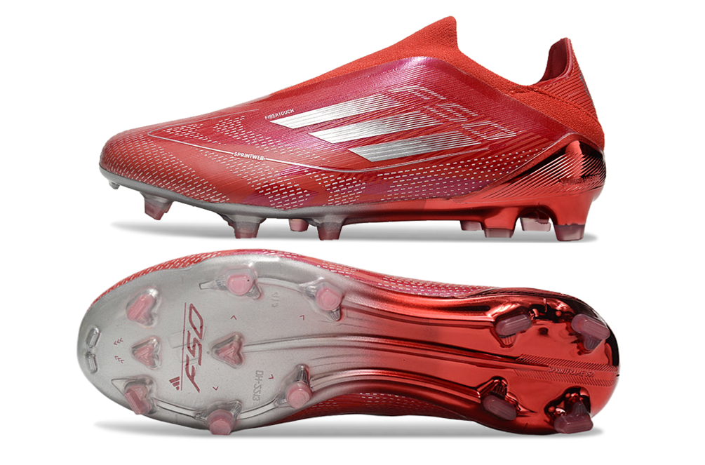 adidas F50 Elite FG — Red/Silver