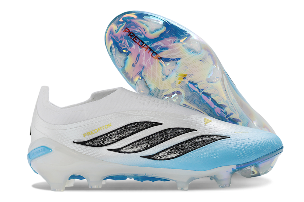 adidas Predator Elite FG — White/Blue (II)