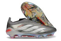 adidas Predator Elite FG — Silver/Red