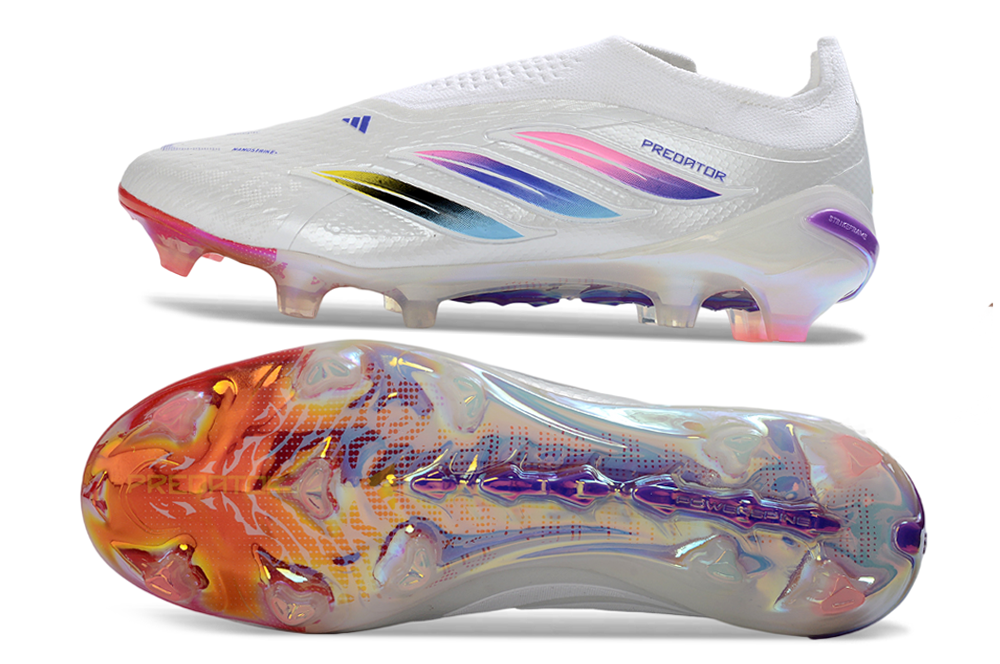 adidas Predator Elite FG — White/Multicolor