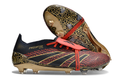 adidas Predator Elite FG — Black/Gold/Red Leopard